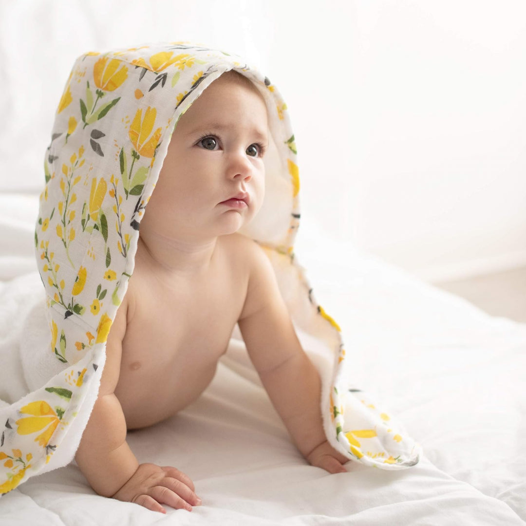 Bebe Au Lait Hooded Towel Royal Garden