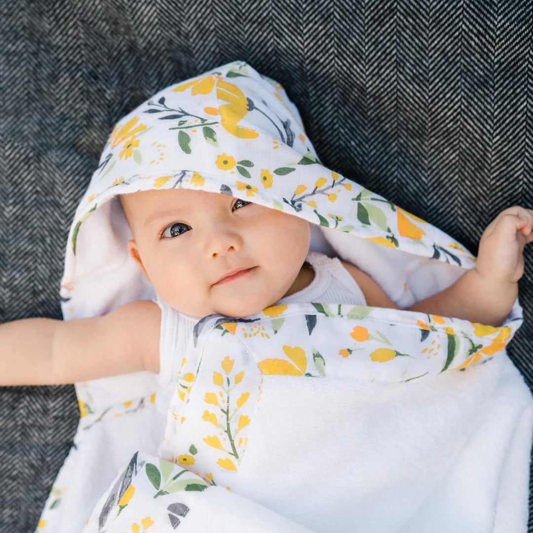 Bebe Au Lait Hooded Towel Royal Garden