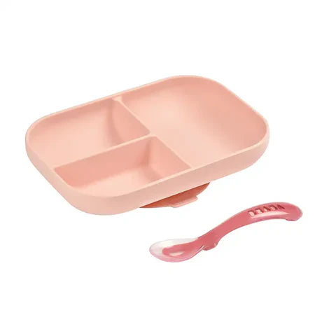 Beaba Silicone Suction Divided  Plate