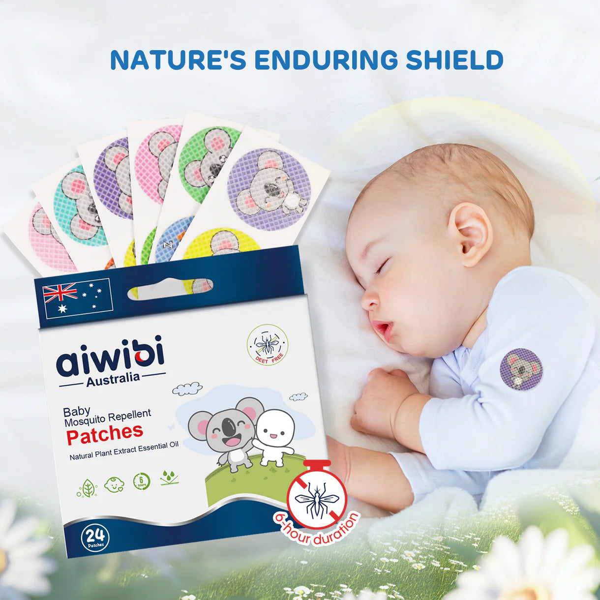 Aiwibi Mosquito Repellent Patches 24/Pack