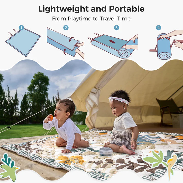 Momcozy Baby Portable Playmat Green Forest