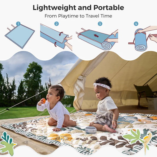 Momcozy Baby Portable Playmat Green Forest