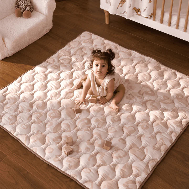Momcozy Baby Portable Playmat Leopard Brown