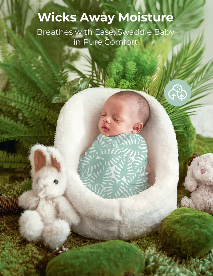 Momcozy Muslin Swaddle Blankets Bravery 4Pk