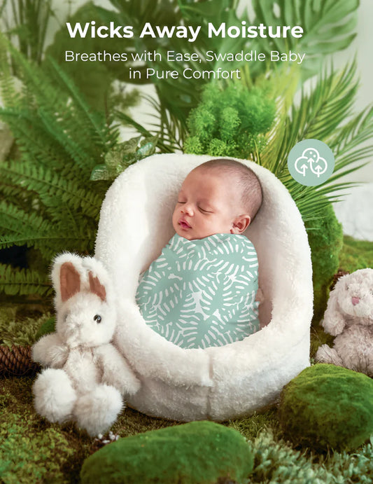 Momcozy Muslin Swaddle Blankets Bravery 4Pk