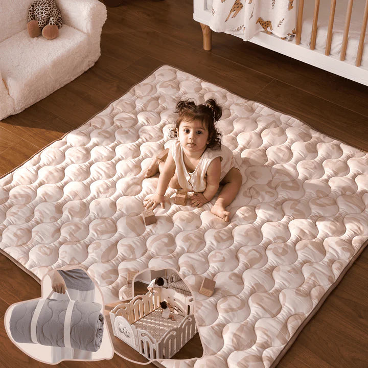 Momcozy Baby Portable Playmat Leopard Brown