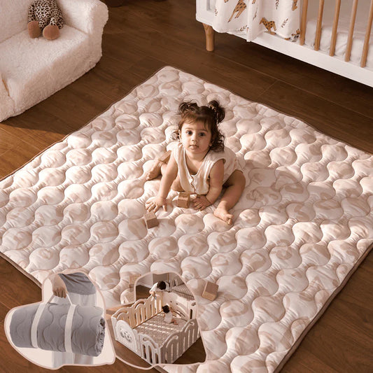 Momcozy Baby Portable Playmat Leopard Brown