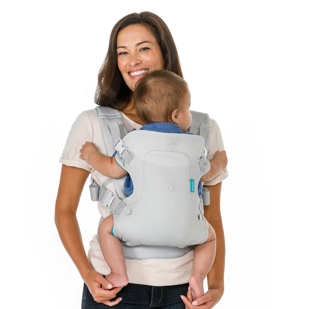 Infantino Flip 4-In-1 Light & Airy Convertible Carrier - Grey