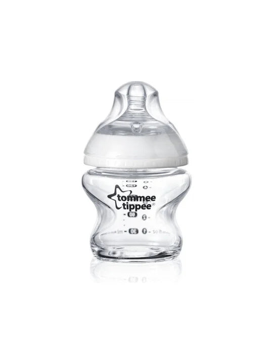 Tommee Tippee 1x 150ML Glass Bottle - Clear