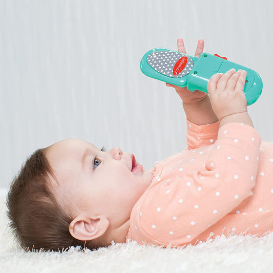 Infantino Flip & Peek Fun Phone-Teal | 3M+
