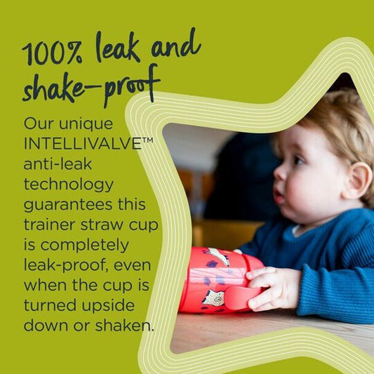 Tommee Tippee Babies Superstar Sippee Training Cup Sippy Straw Bottle, 300ml 6m+