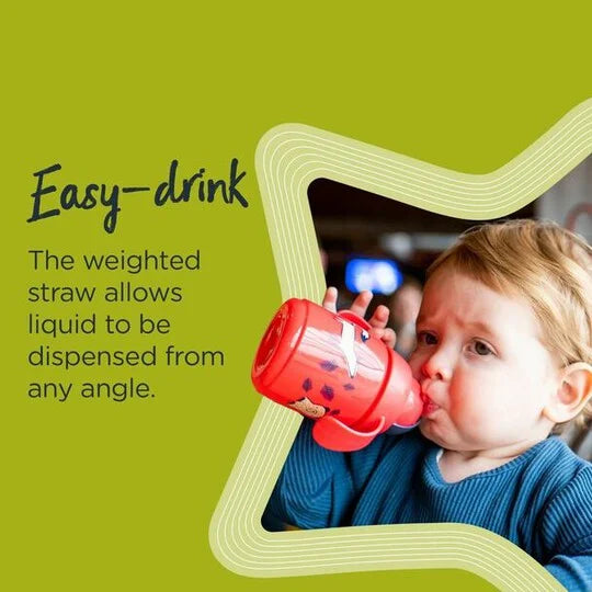 Tommee Tippee Babies Superstar Sippee Training Cup Sippy Straw Bottle, 300ml 6m+