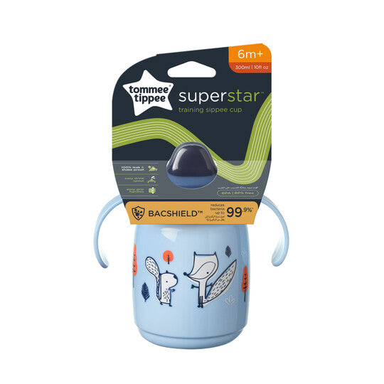 Tommee Tippee Trainer Sippee Cup│Kid's Sipper│Leak & Shake-Proof│Pink│300ml│6m+