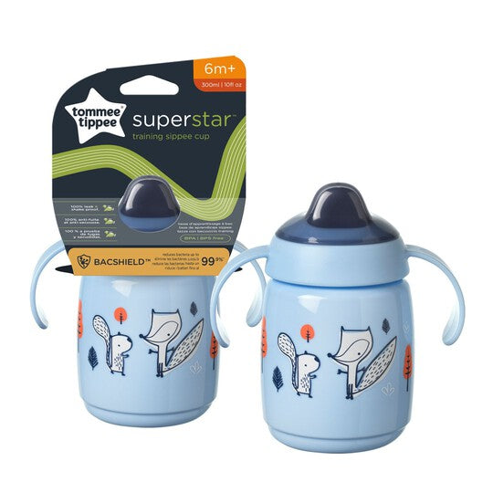 Tommee Tippee Trainer Sippee Cup│Kid's Sipper│Leak & Shake-Proof│Pink│300ml│6m+