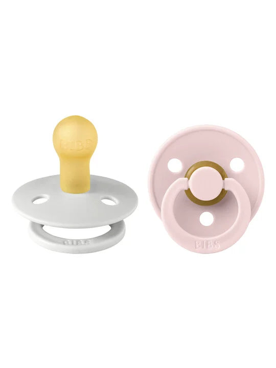 BIBS Colour Pacifier 2 PACK Latex Size 2