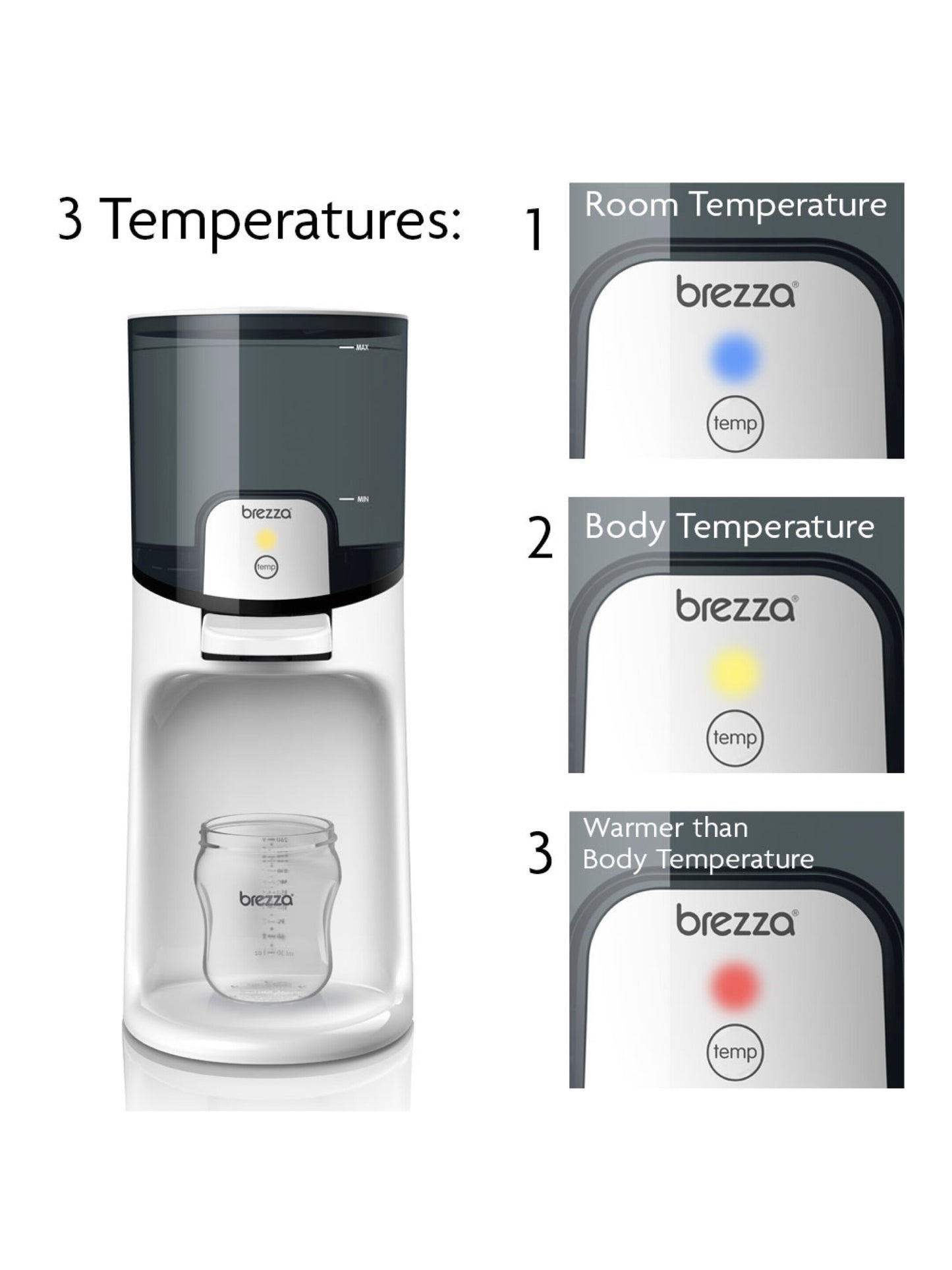 Baby Brezza Instant Formula Warmer for Baby Bottles