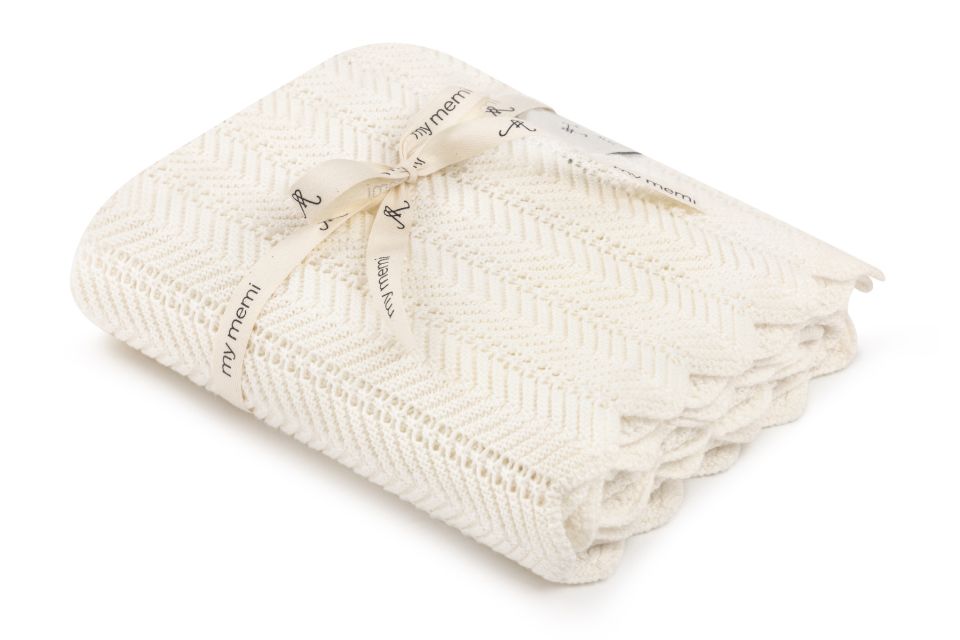 My Memi Bamboo Blanket 80x100 Feather- Kod kreskowy