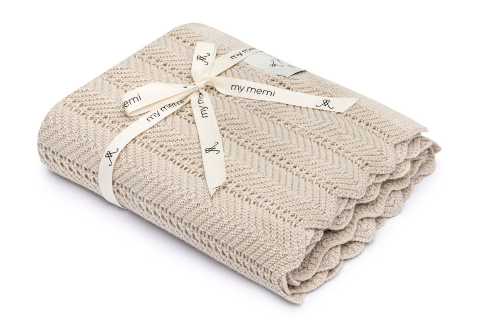 My Memi Bamboo Blanket 80x100 Feather- Kod kreskowy