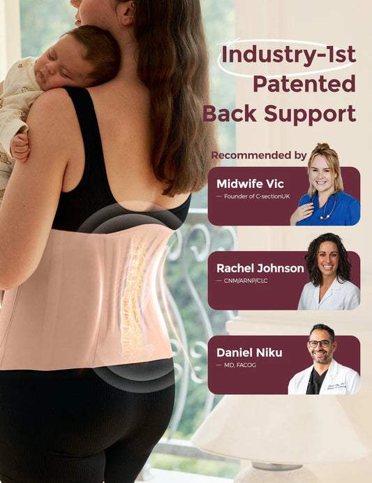 Momcozy Ergowrap Back Support Belt Beige