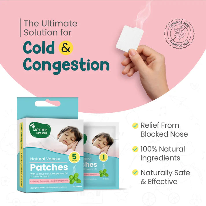 Mother Sparsh Natural Vapour Patches For Kids