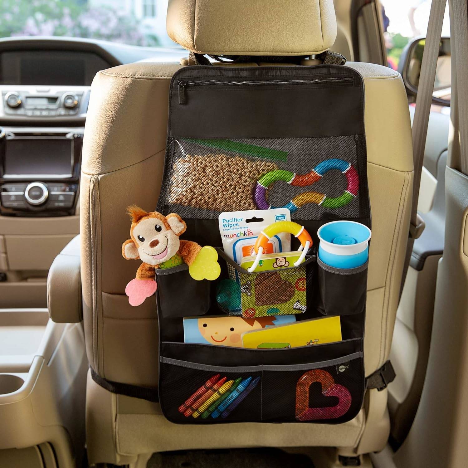 Munchkin 2-in-1 Car Seat Organiser and Kick Mat Protector