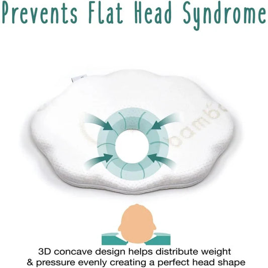 Baby works Cloud 9™ Head Support Pillow With Bamboo Cover