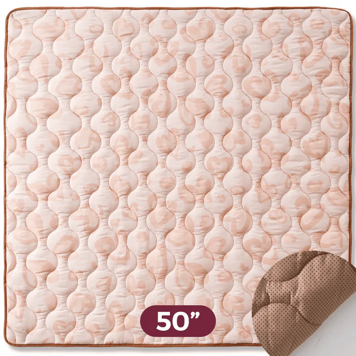 Momcozy Baby Portable Playmat Leopard Brown