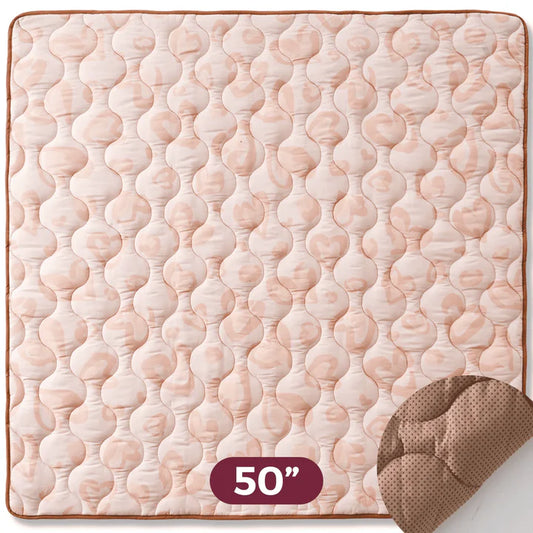 Momcozy Baby Portable Playmat Leopard Brown