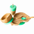 Eco Rascals Car Bamboo Weaning Gift Set – Green