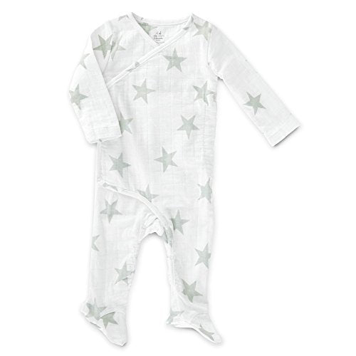Aden + Anais Silver Star Longsleeve Kimono 6-9m