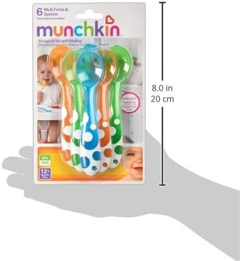 Munchkin 6pk Multi Forks and Spoons