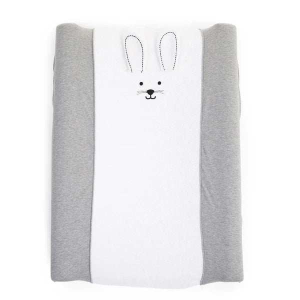 Childhome Changing Cushion Cover Rabbit Jersey Grey