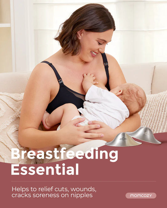 Momcozy 999 Silver Nursing Cups