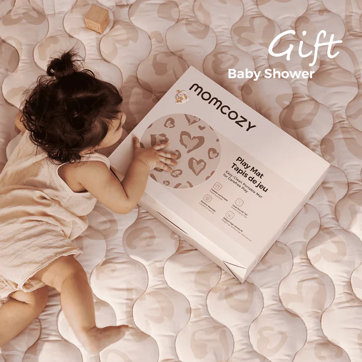 Momcozy Baby Portable Playmat Leopard Brown