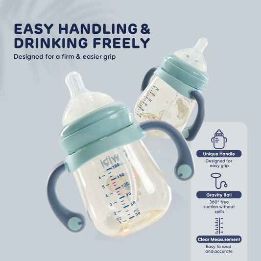 Aiwibi PPSU Heatresistance Anti-colic Bottles - 240ml