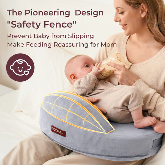 Momcozy Memory Foam Nursing Pillow Grey