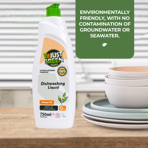 Just Green Organic Dishwashing Liquid 750 ML