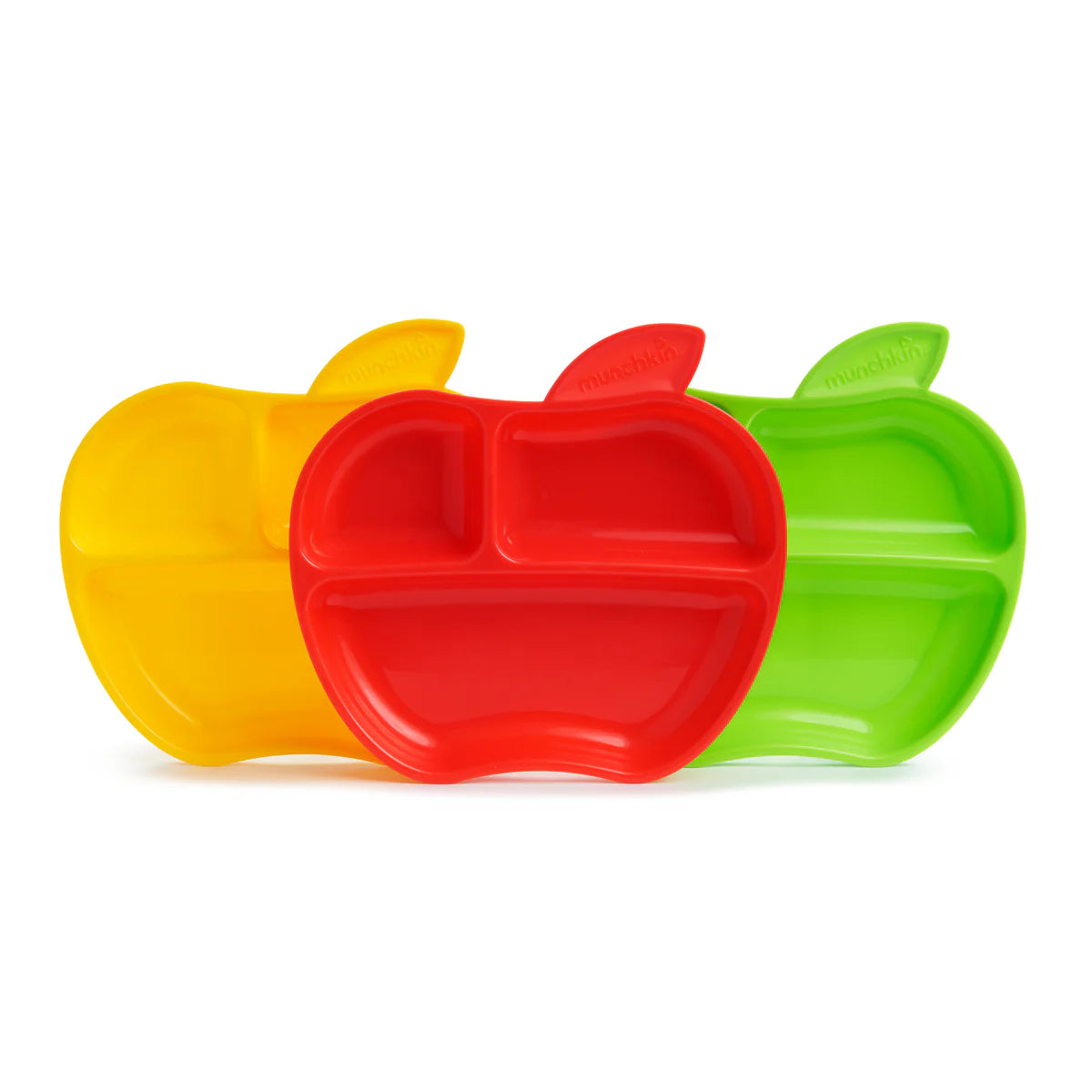 Munchkin 3pk Lil Apple Plate