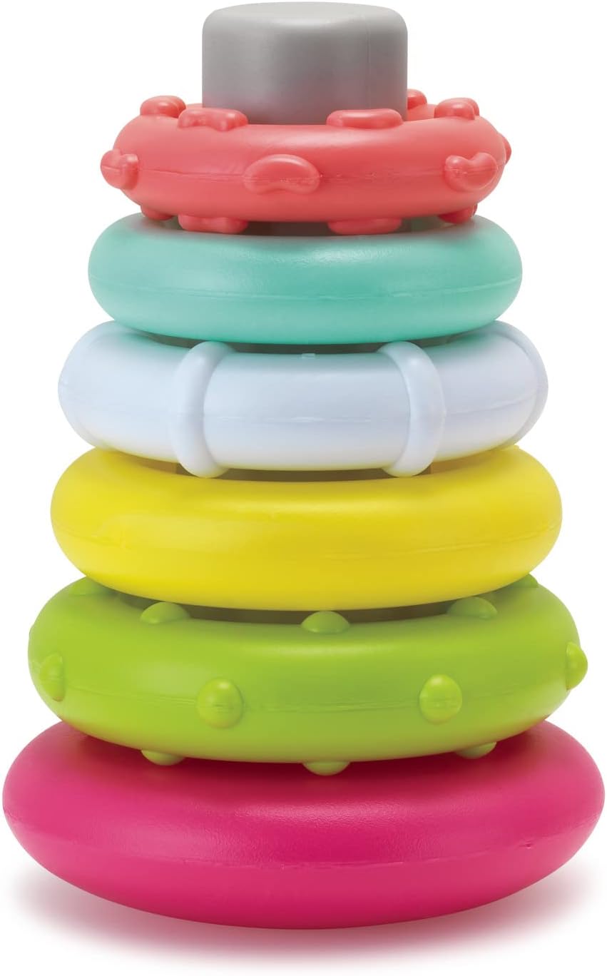 Infantino Rock N Rings - Pink | 6M+