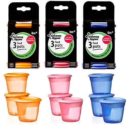 Tommee Tippee Essential 3x Food Pots