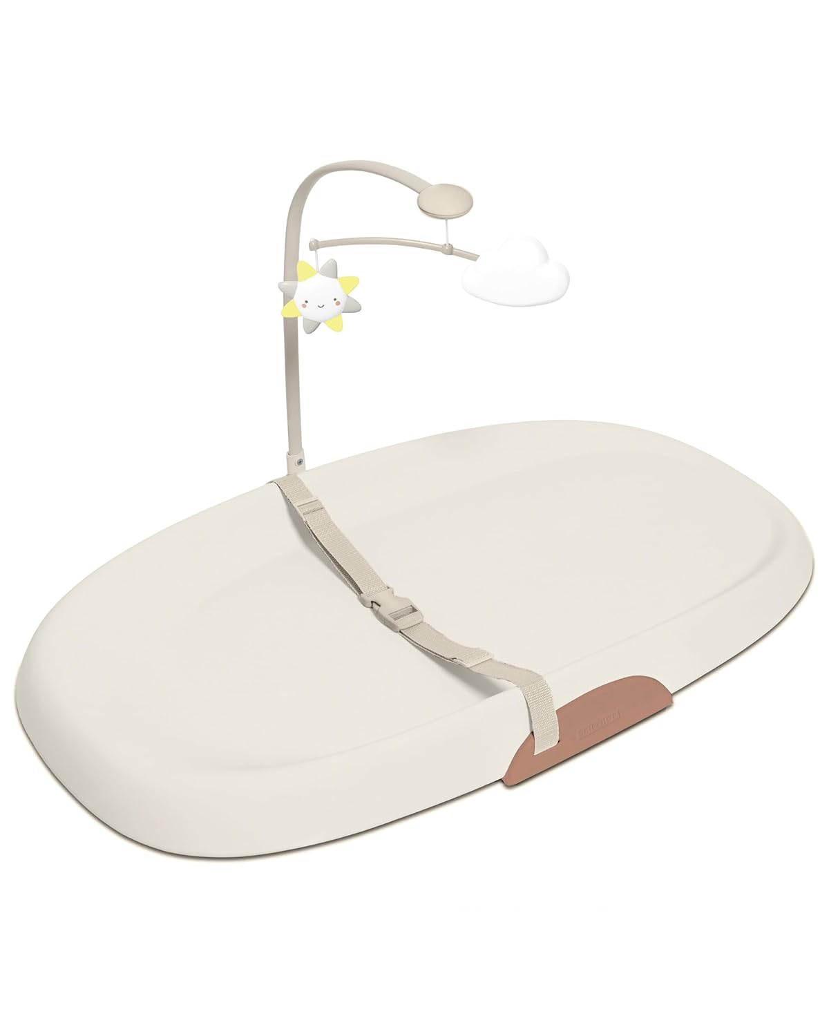 Skip Hop Nursery Style Wipe Clean Changing Pad Oat Beige Brown