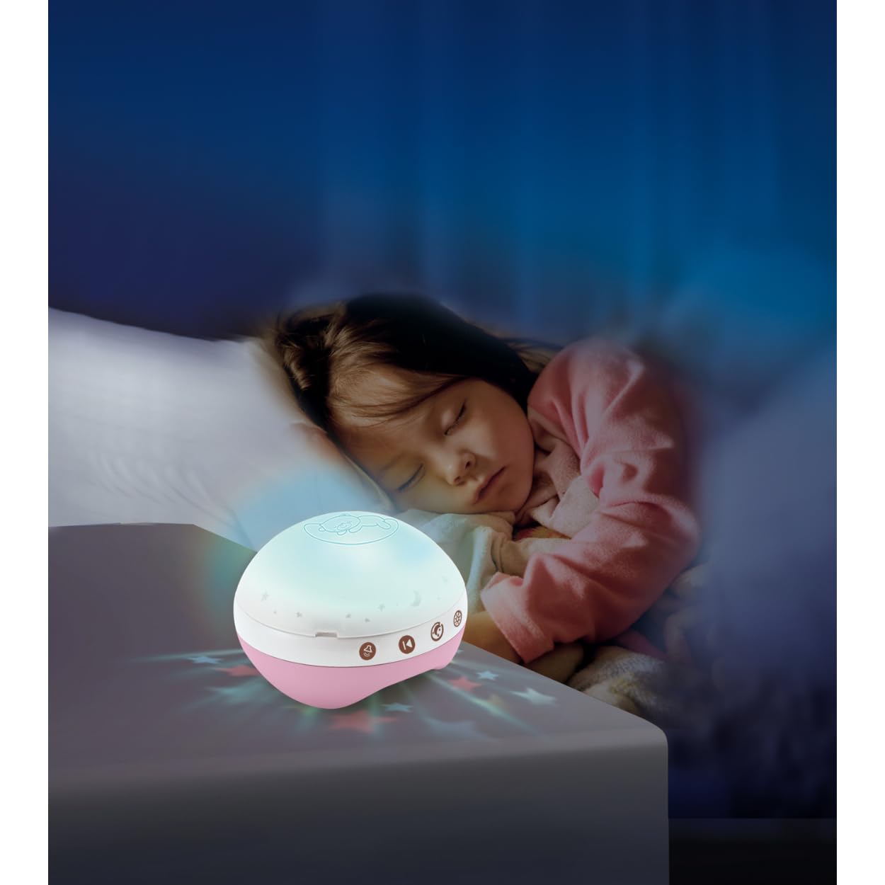 Infantino 3 In 1 Projector Musical Mobile  (Pink) | 0M+