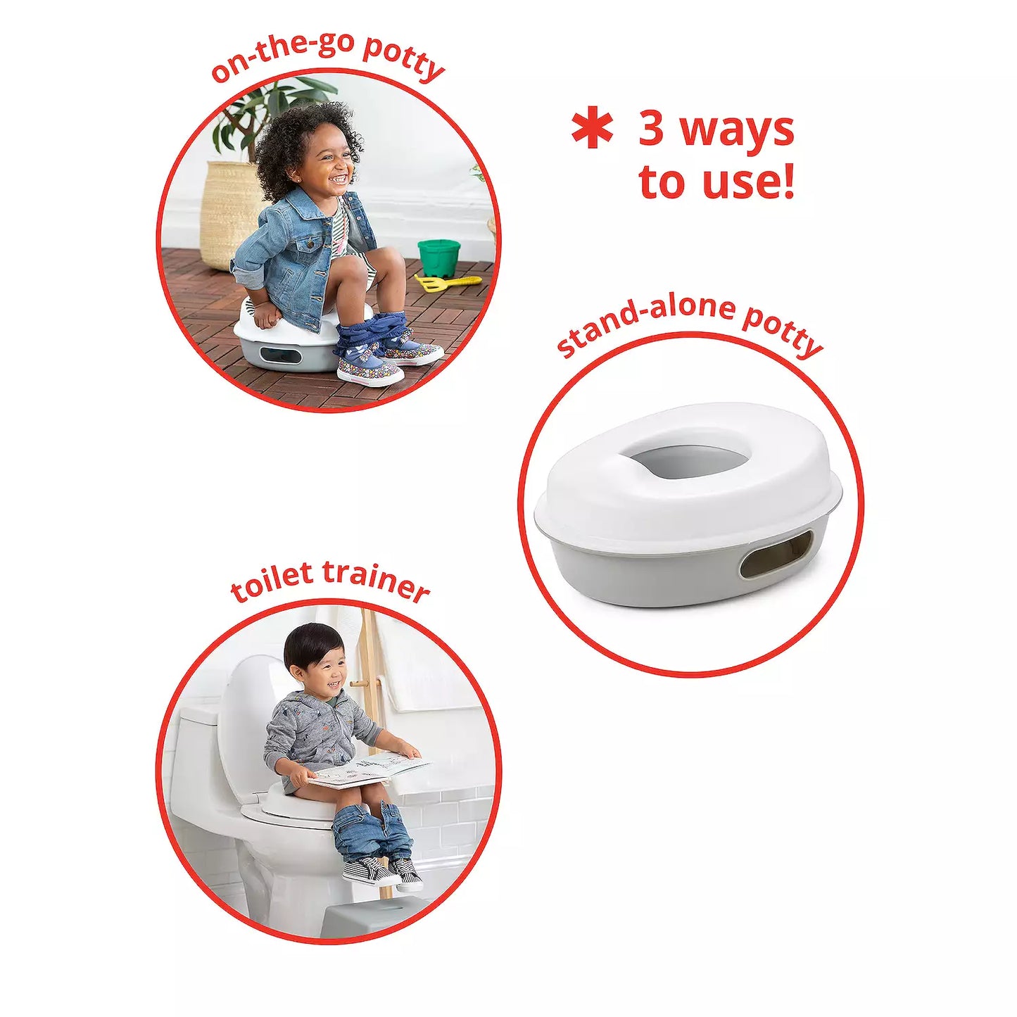 Skip Hop Go Time 3-in-1 Potty