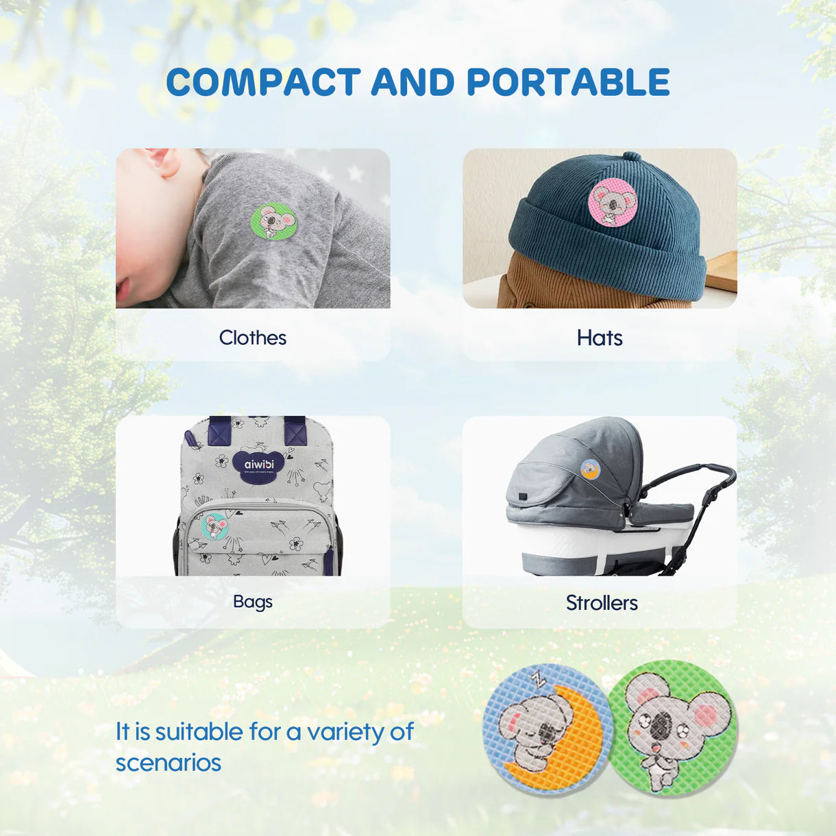 Aiwibi Mosquito Repellent Patches 24/Pack