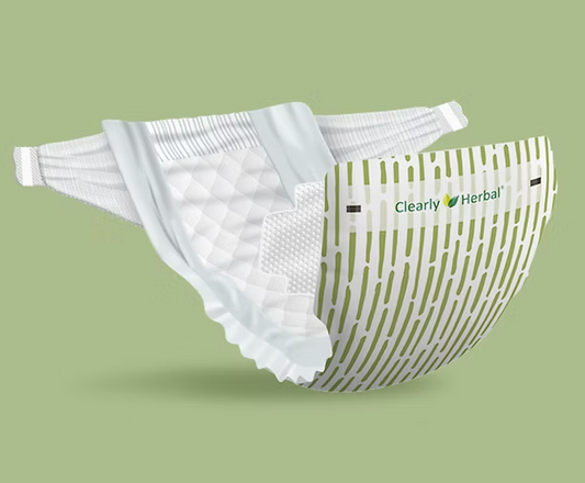Clearly Herbal Bamboo Snug Fit Diapers 22's - Size 5 (11-18 KG)