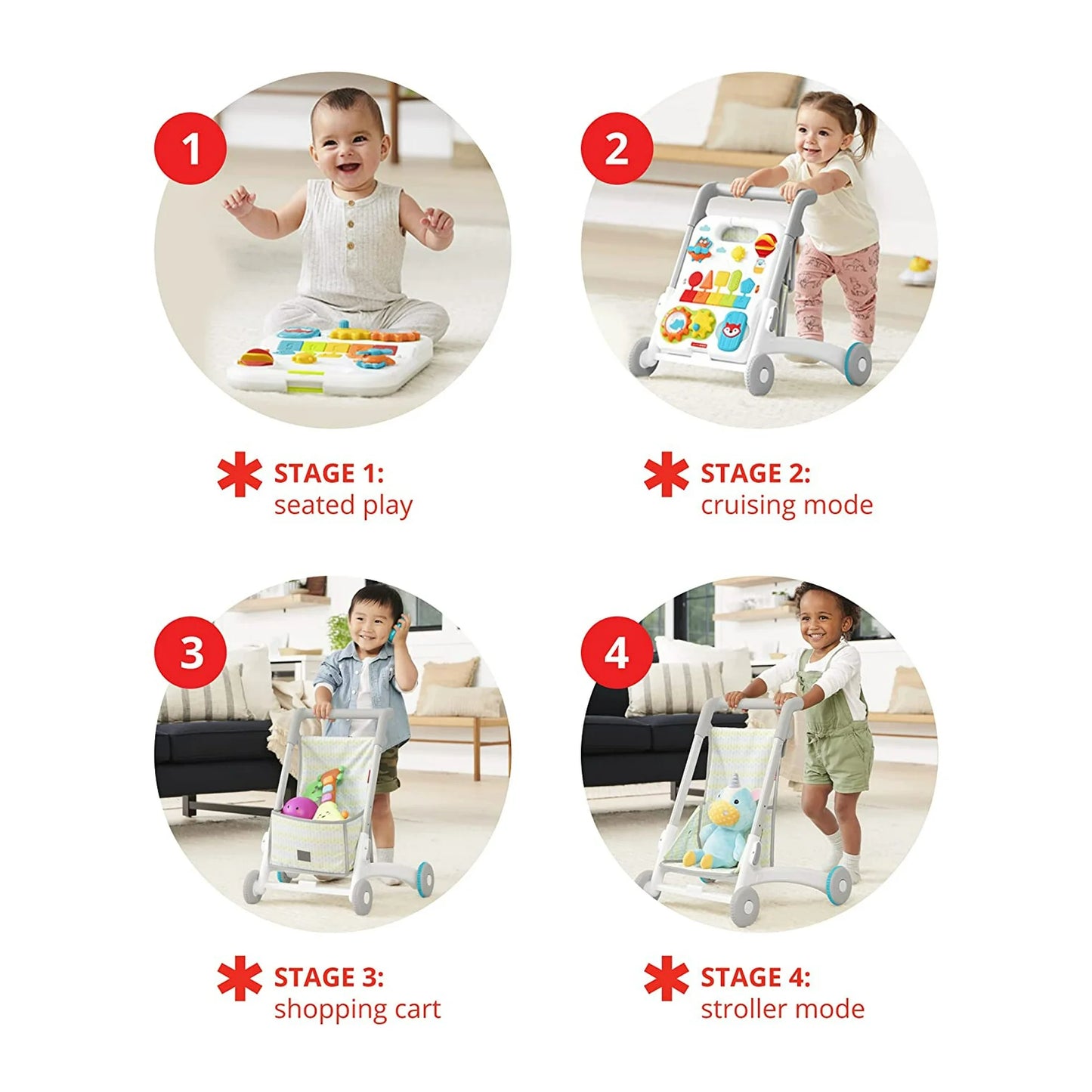 Skip Hop Explore & More Grow Along 4-in-1 Activity Walker