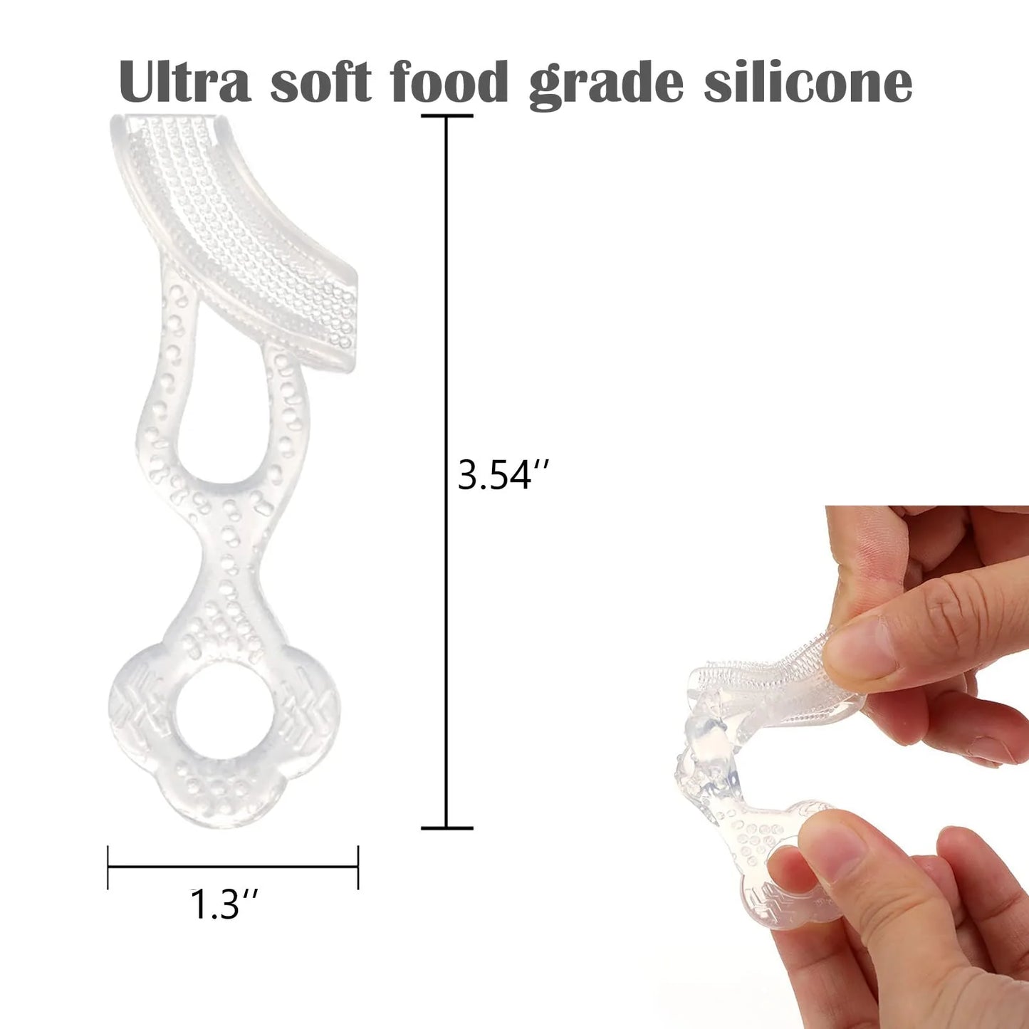 Haakaa Contoured Silicone Toothbrush