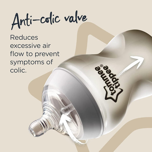 Tommee Tippee Closer to Nature Teats, Vari Flow x 2 - Clear