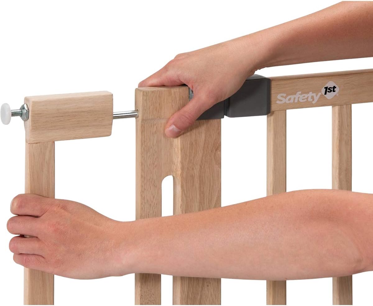 Safety 1st 8cm extension for Easy Close wood Door Gates Natural Wood