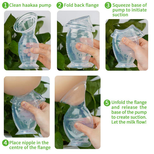 Haakaa Silicone Breast Pump 150ml